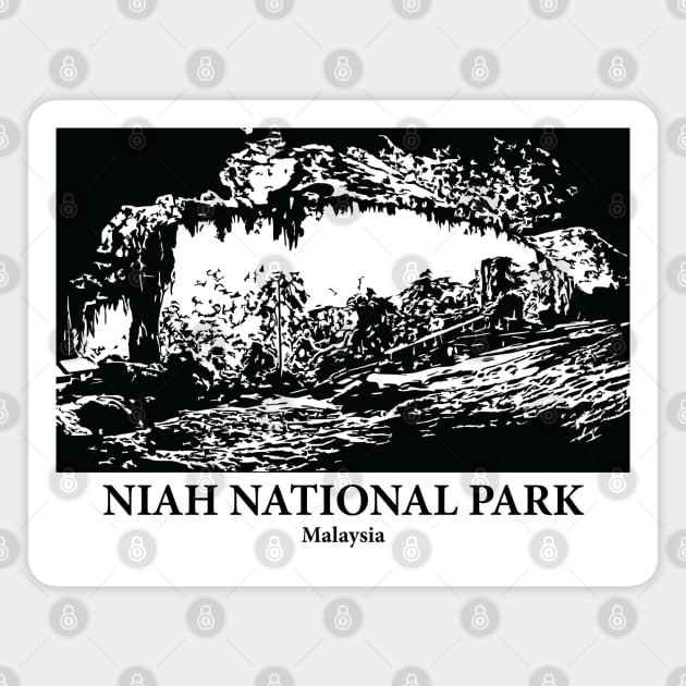 Niah National Park - Malaysia Magnet by Lakeric
